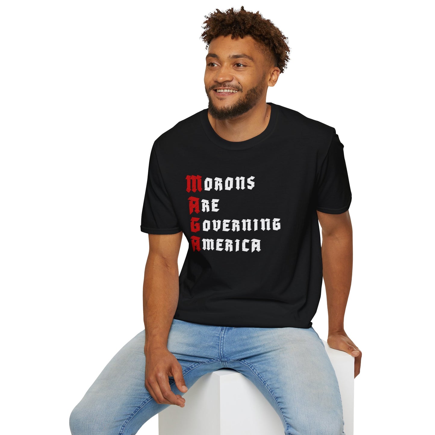 Morons Are Governing America MAGA - Anti Trump T-Shirt, FDT, Human Rights, Reproductive Rights, Anti MAGA