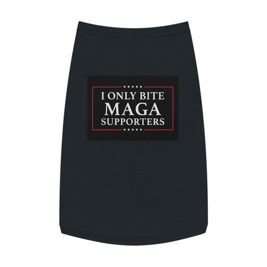 I Only Bite Maga Supporters - Pet Tank Top